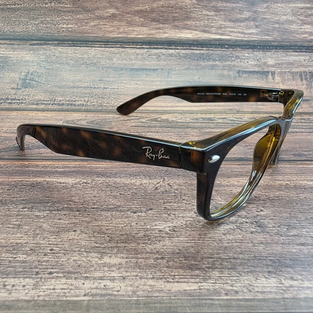 Ray-Ban RB 2132 New Wayfarer Tortoise Frames 55-18 902L Made in Italy